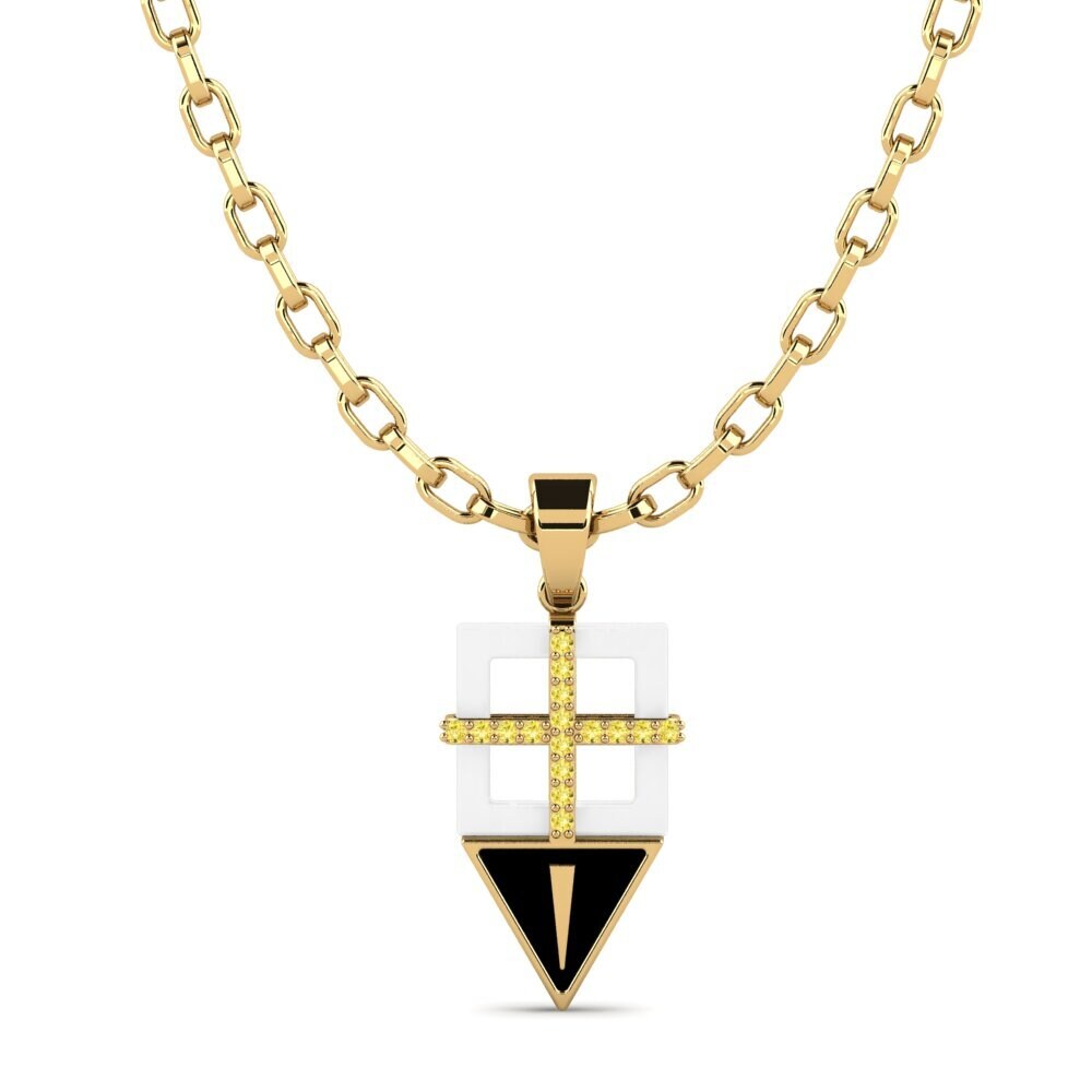 Yellow Sapphire Men's Pendant Neoma