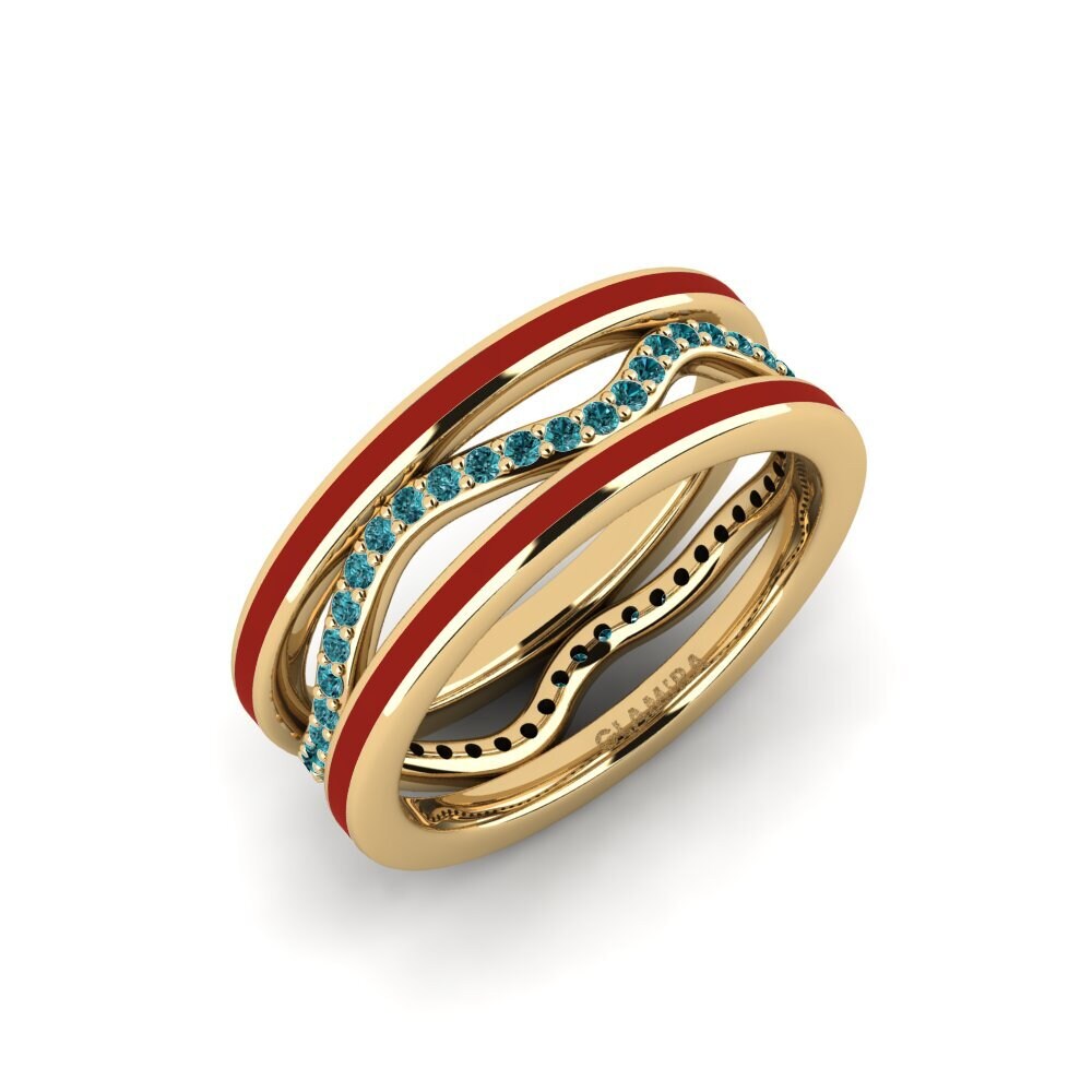 Blauer Diamant Ring Neomygy