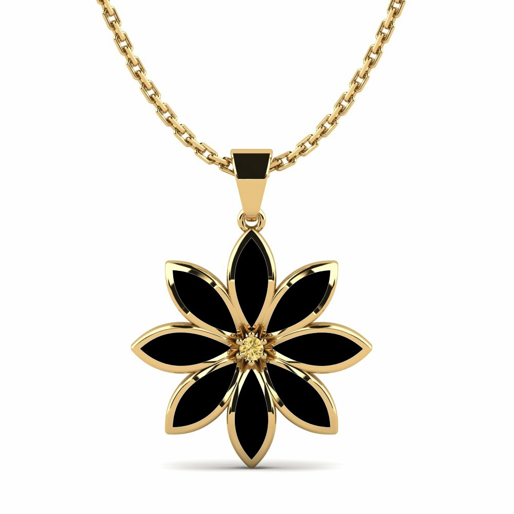 Yellow Diamond Pendant Nepritoes