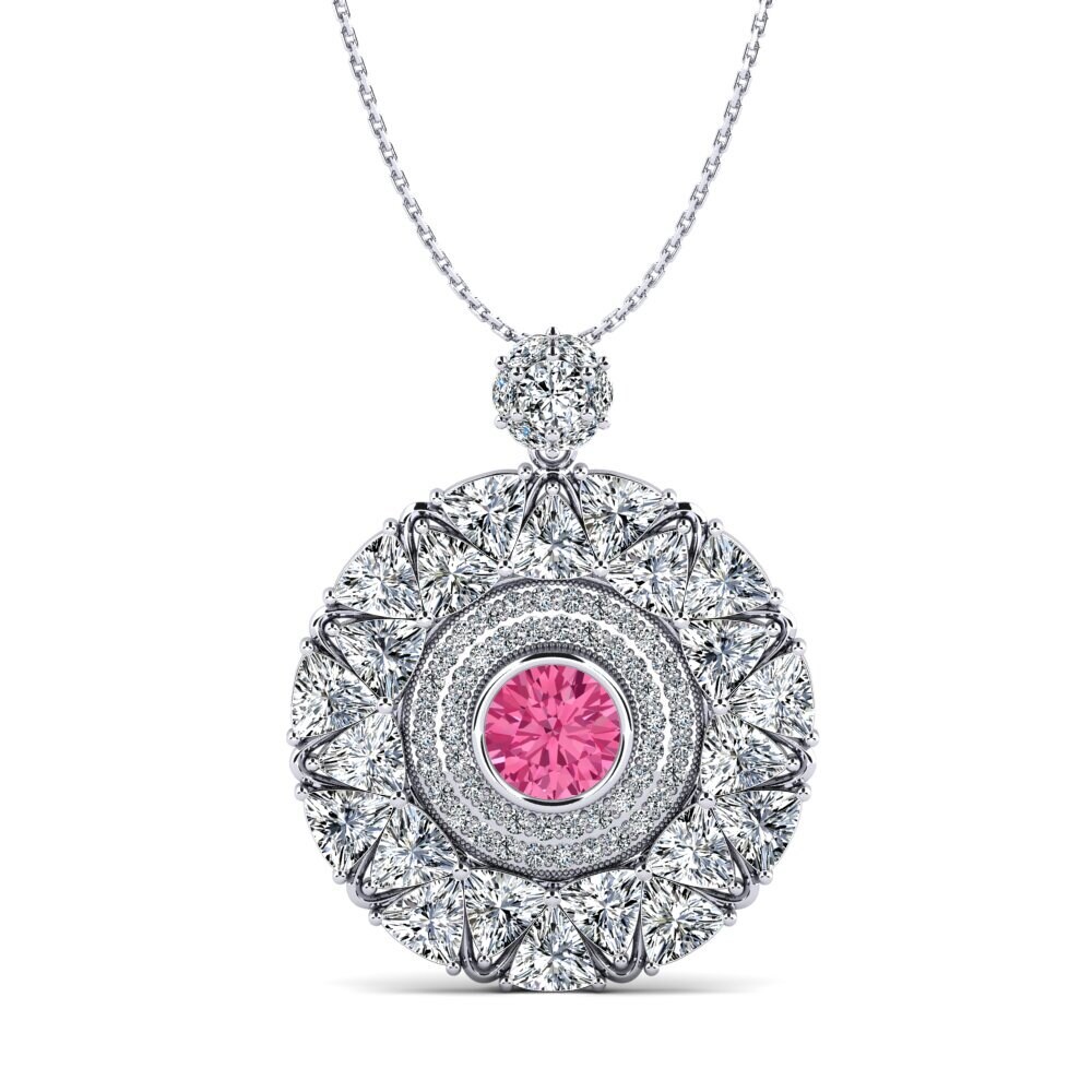 Pink Tourmaline Women's Pendant Neres