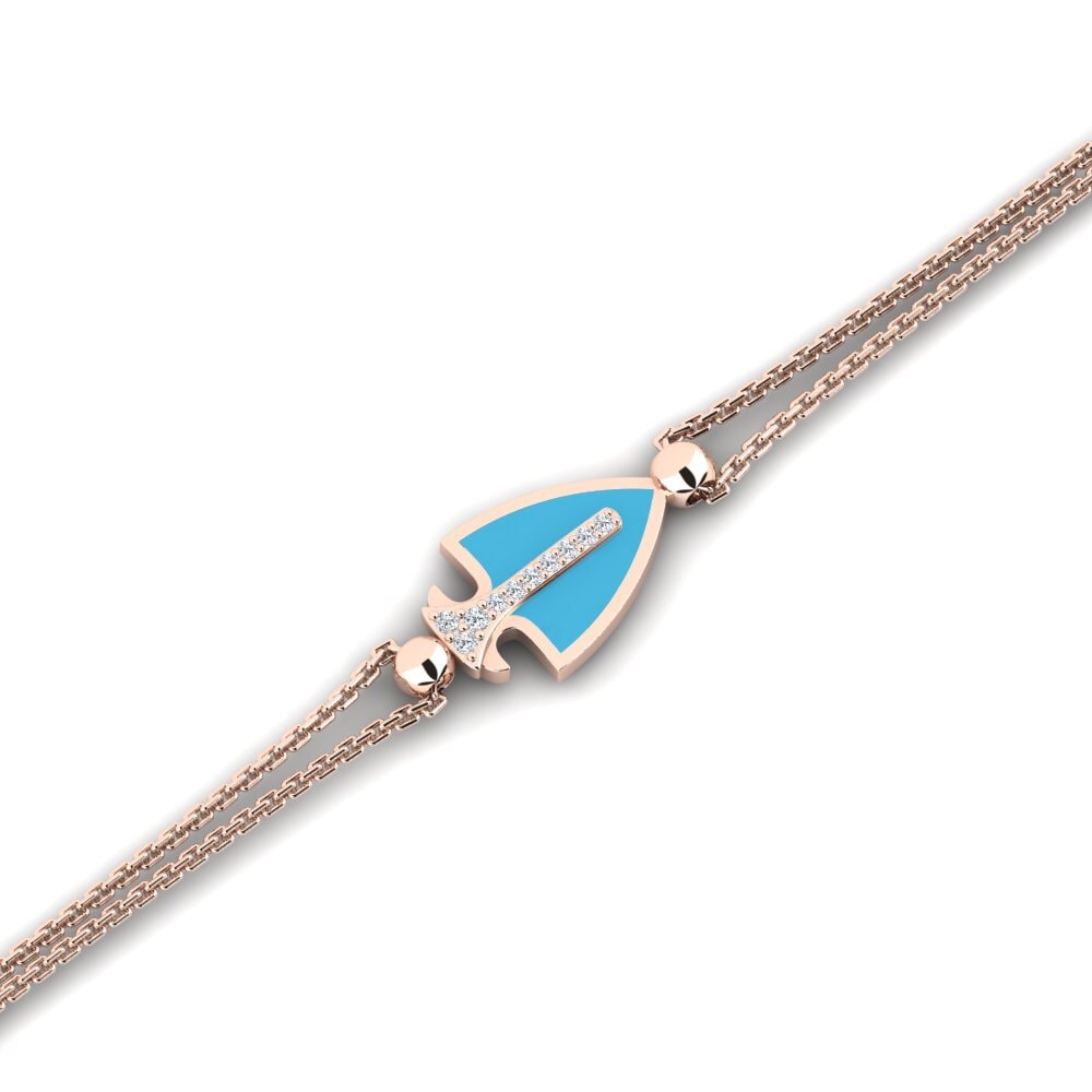 14ct Rose Gold Women's Bracelet Nerocie