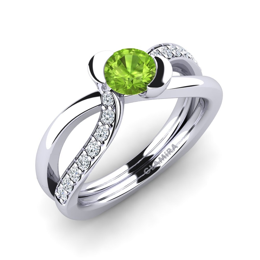 Peridot Engagement Ring Nery