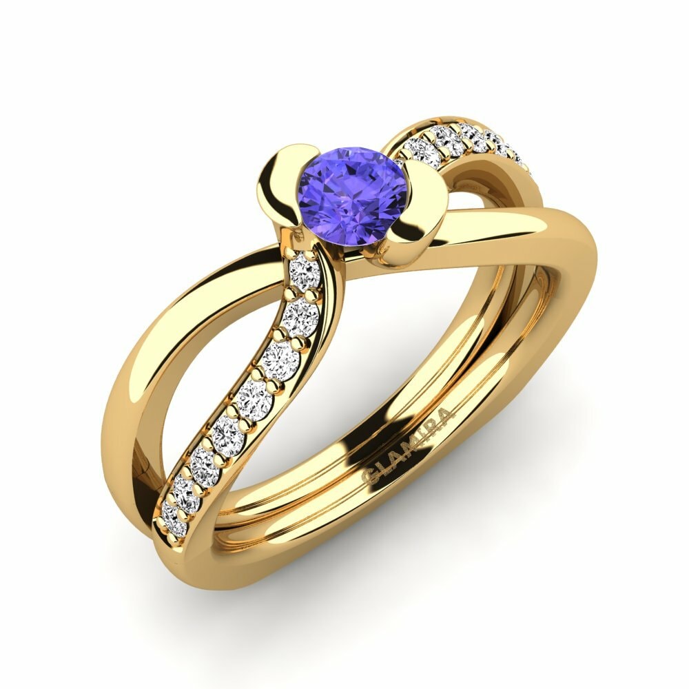 Tanzanite Engagement Ring Nery 0.25 crt