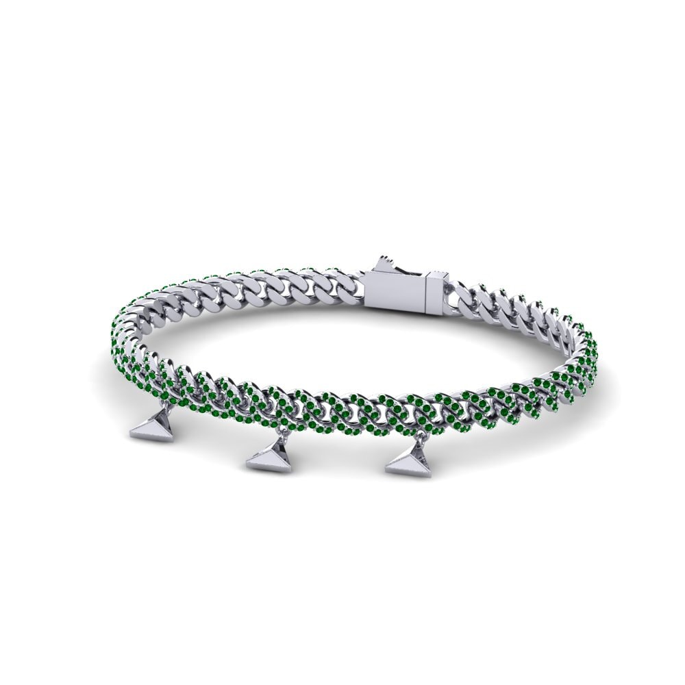 Green Zirconia Women's Bracelet Ness