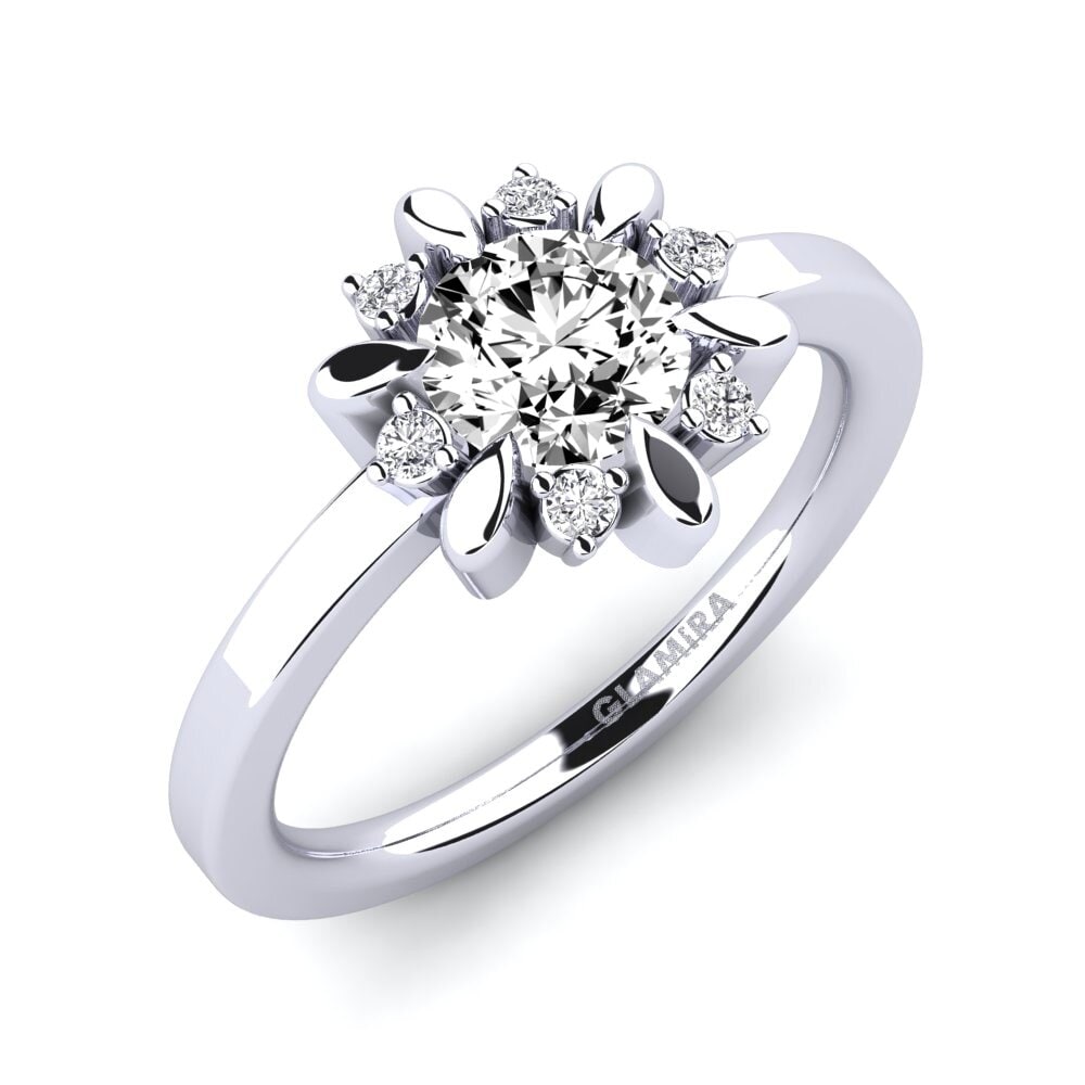 Đá Moissanite Nhẫn đính hôn Neta