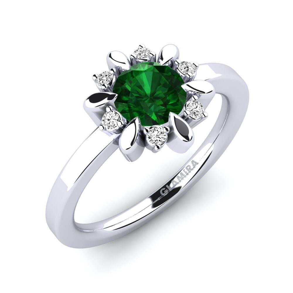 Tsavorite Anello di fidanzamento Neta