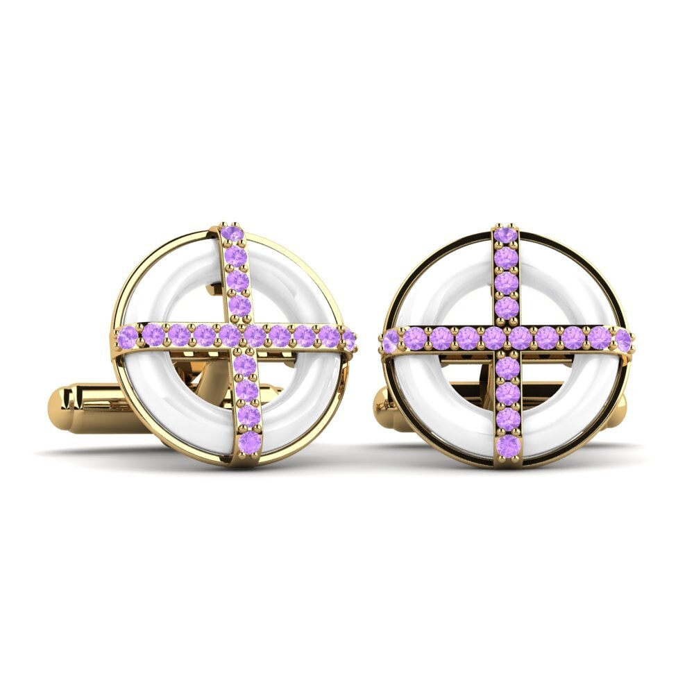 Amethyst Cufflink Nethery