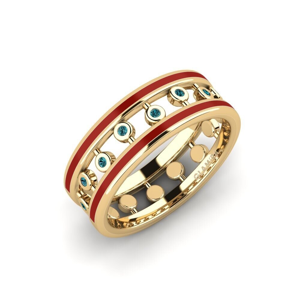 Blauer Diamant Ring Netros