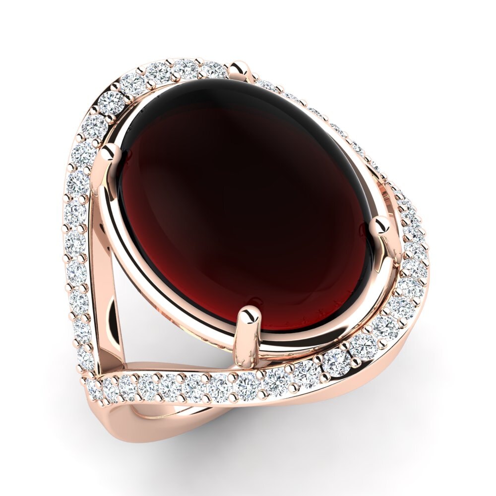 Cabochon Granat Ring Nevasia
