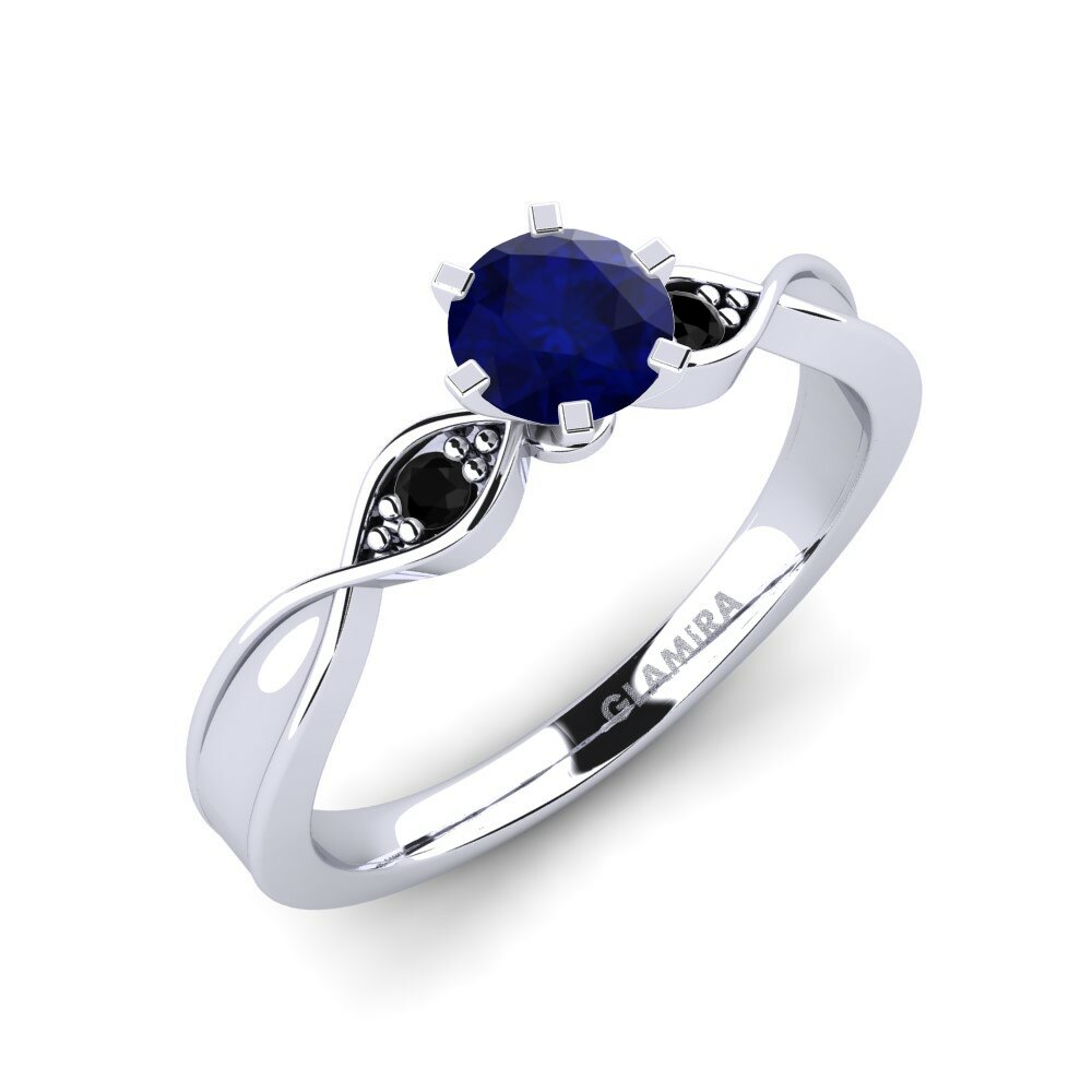 Nhẫn đính hôn Neveda 0.5 crt Đá Sapphire