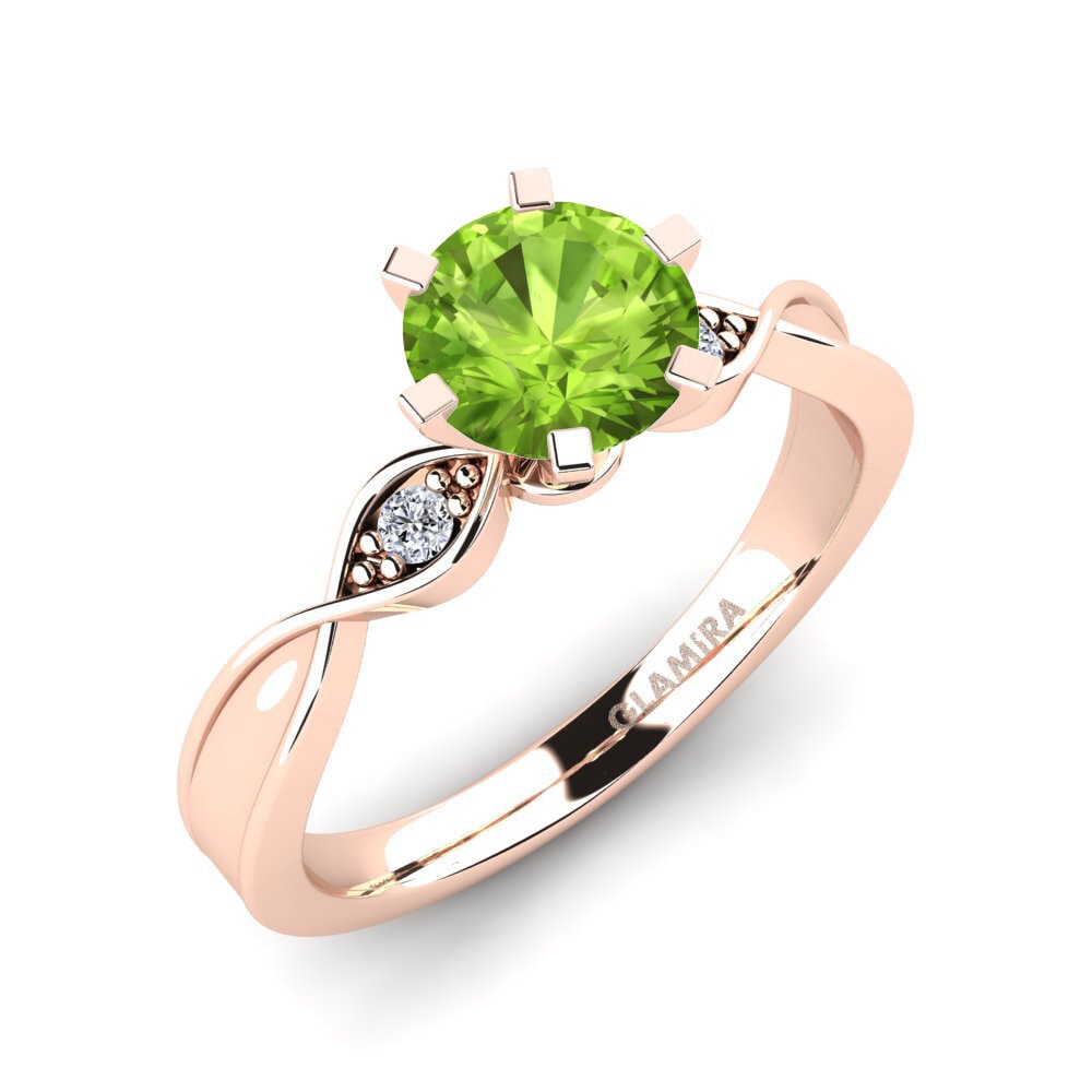 18K Rood Goud Verlovingsring Neveda 1.0 crt