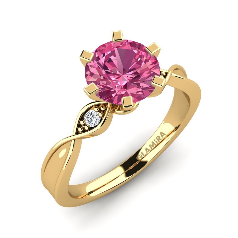 Pink Tourmaline Engagement Ring Neveda 1.6 crt