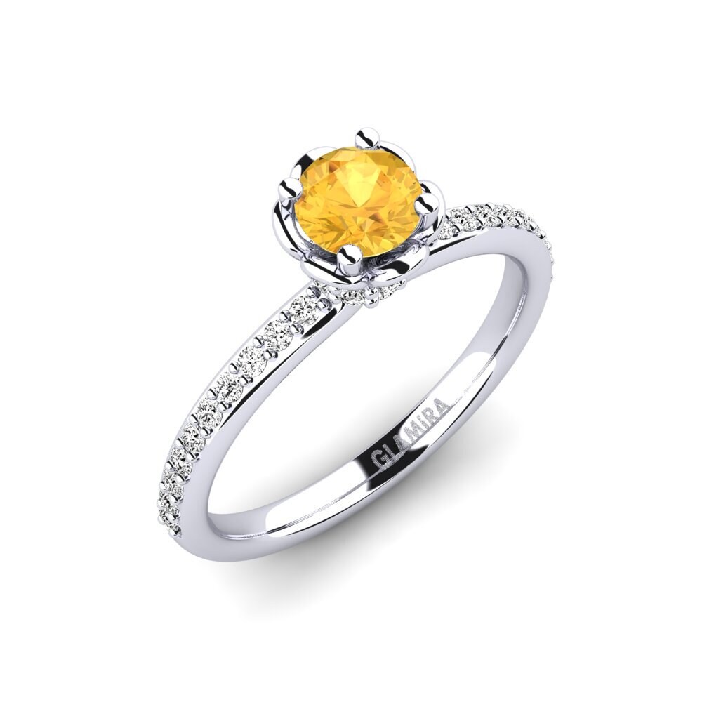 Citrine Bague de fiançailles Ethel