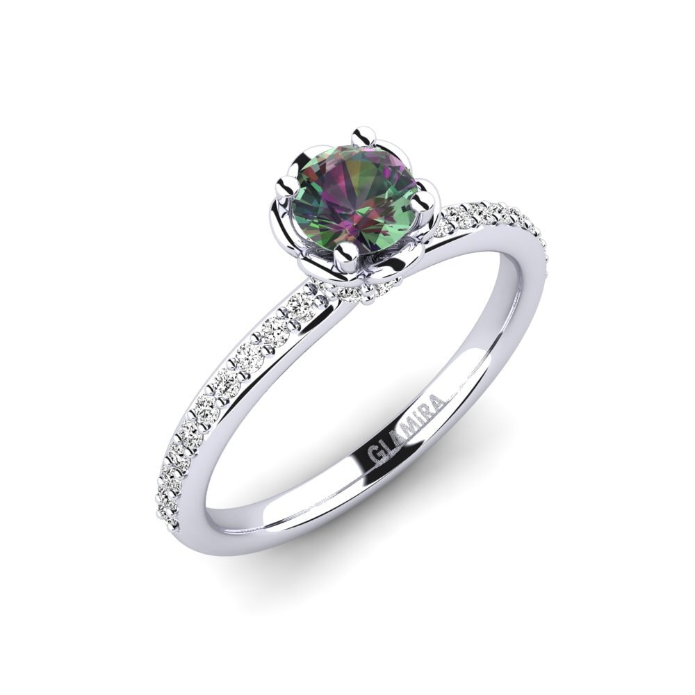 Topaze mystique Bague de fiançailles Ethel