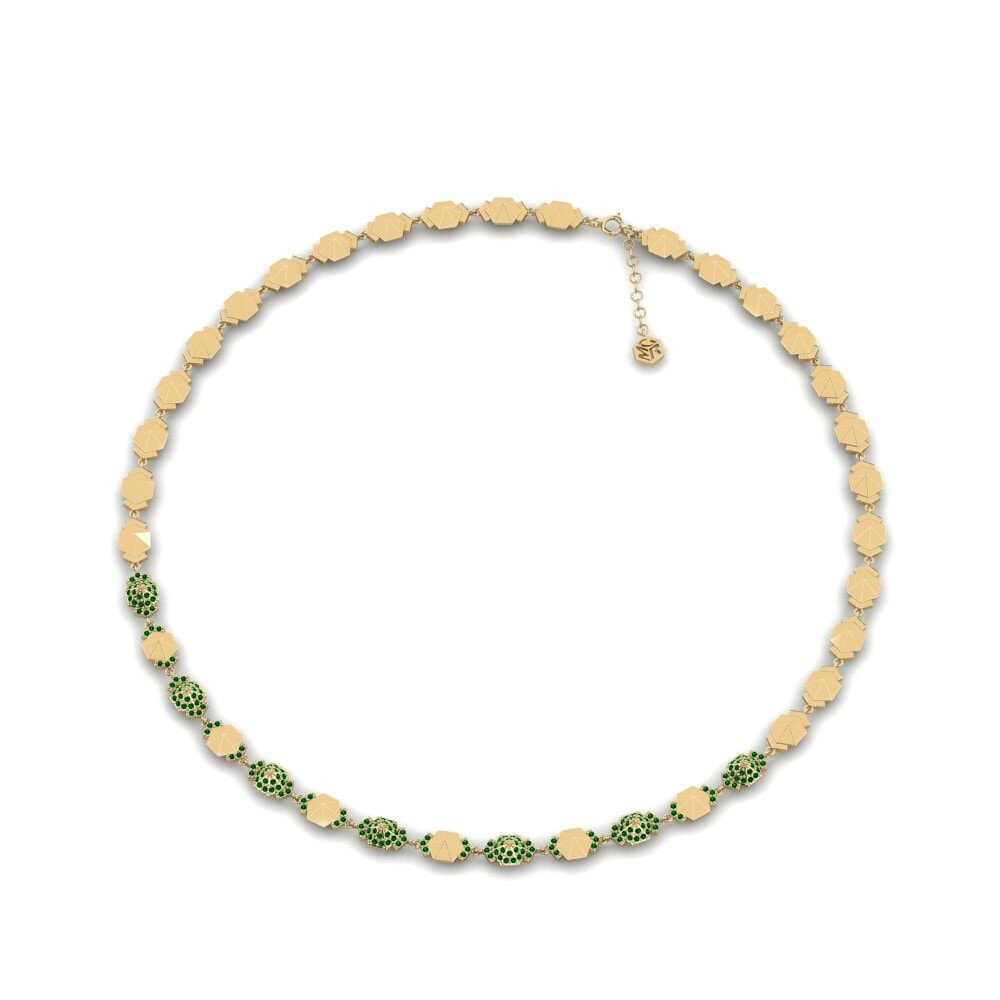 Zircone Verde Collier Ngarsane