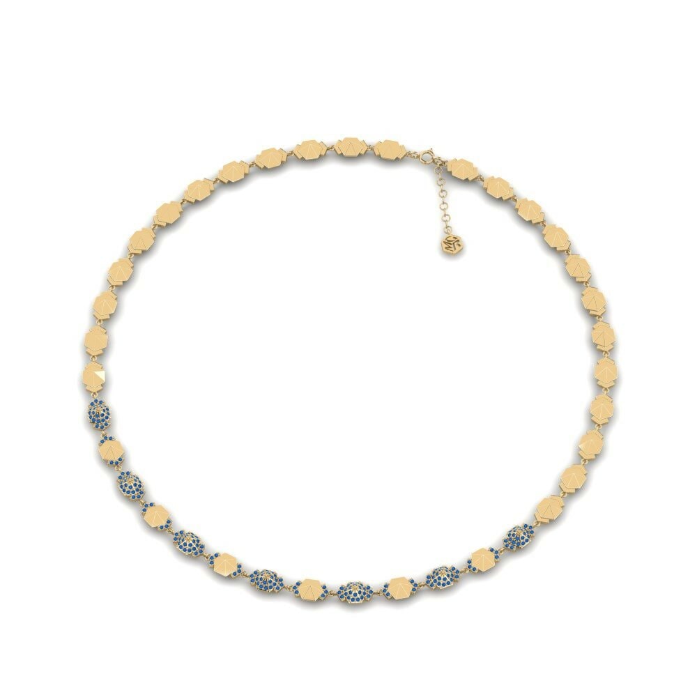 Dark Blue Zirconia Collier Ngarsane
