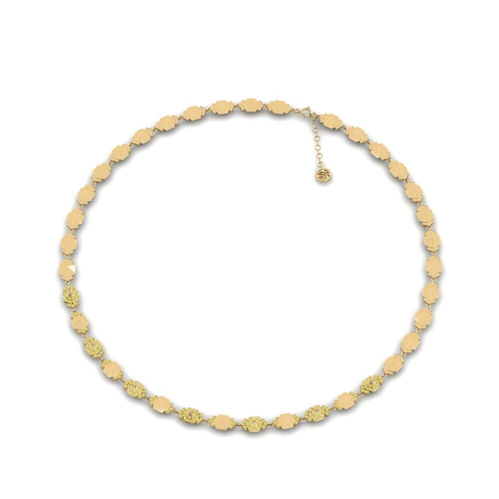 Zaffiro Giallo Collier Ngarsane