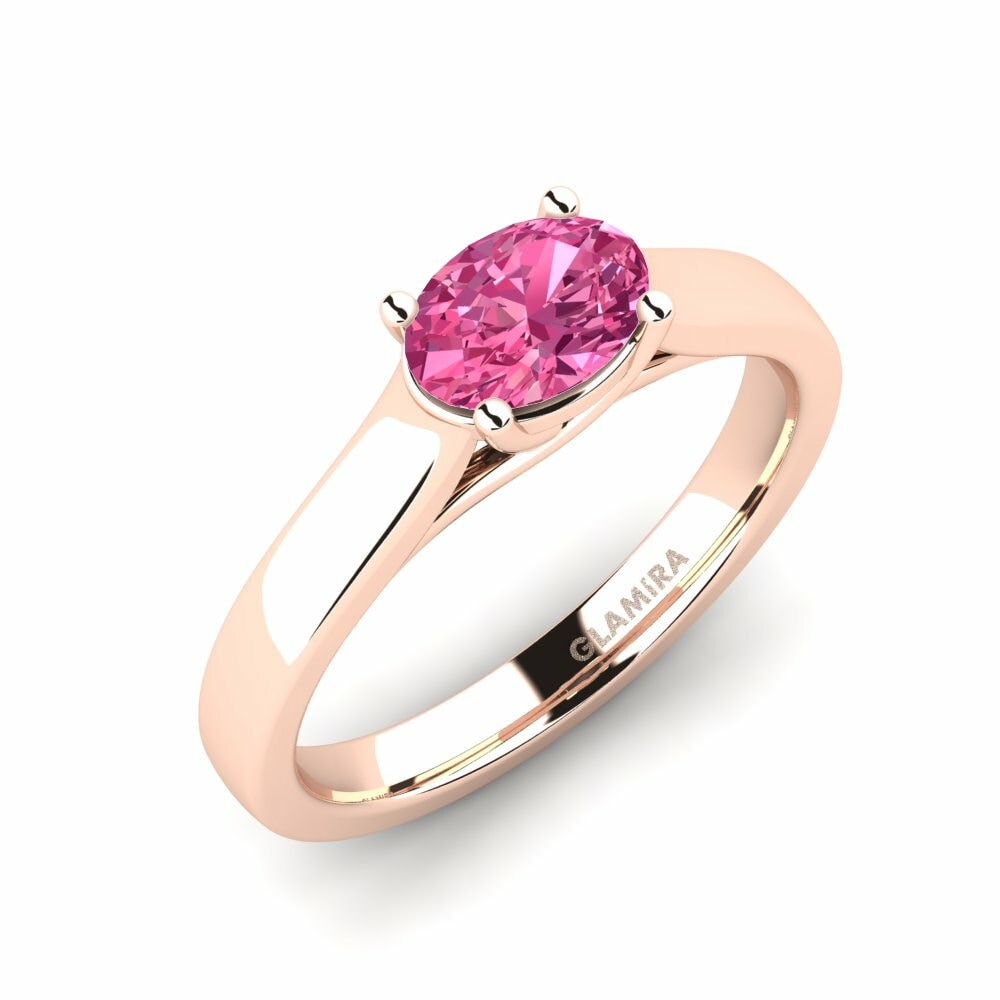 18K Rood Goud Verlovingsring Nia