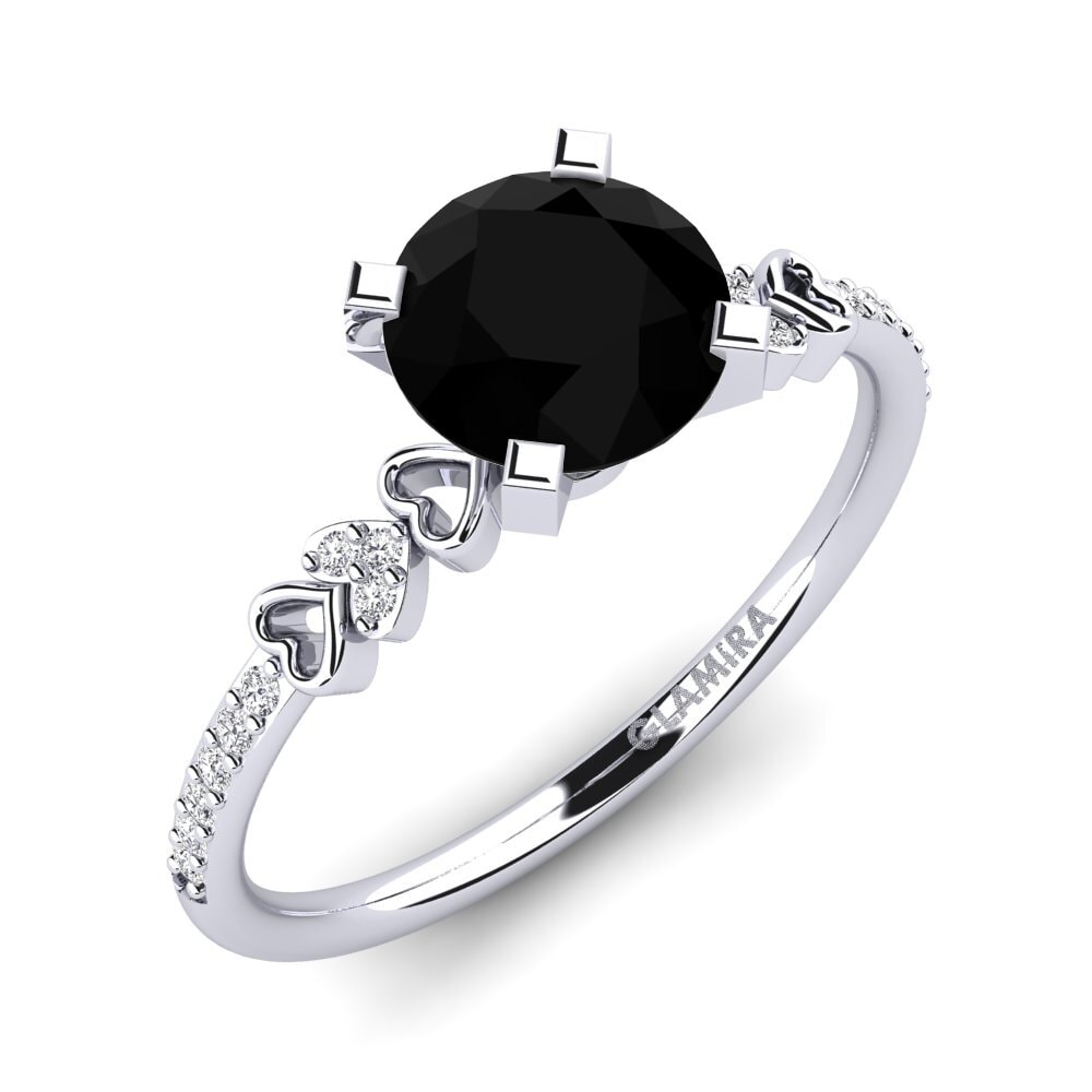 Black Diamond Engagement Ring Nichelle