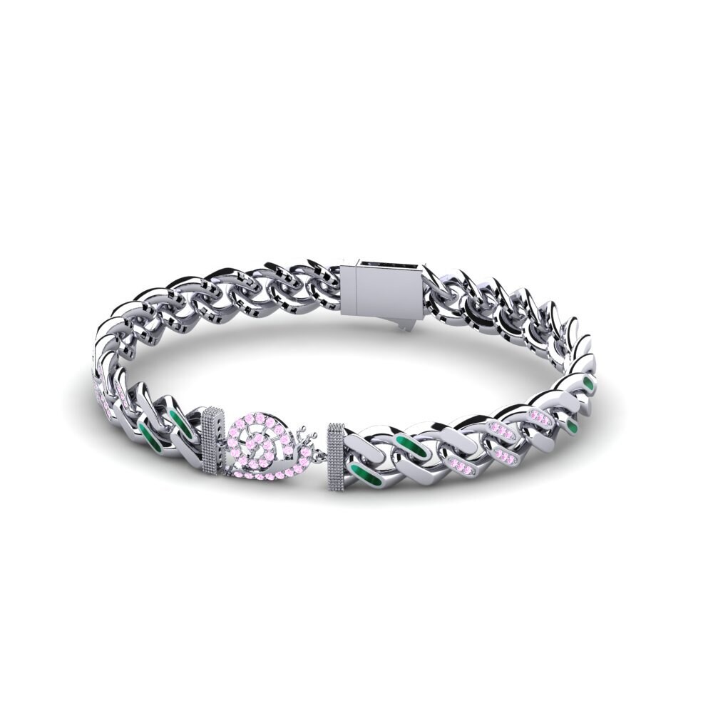 Pink Sapphire Women's Bracelet Nickleby