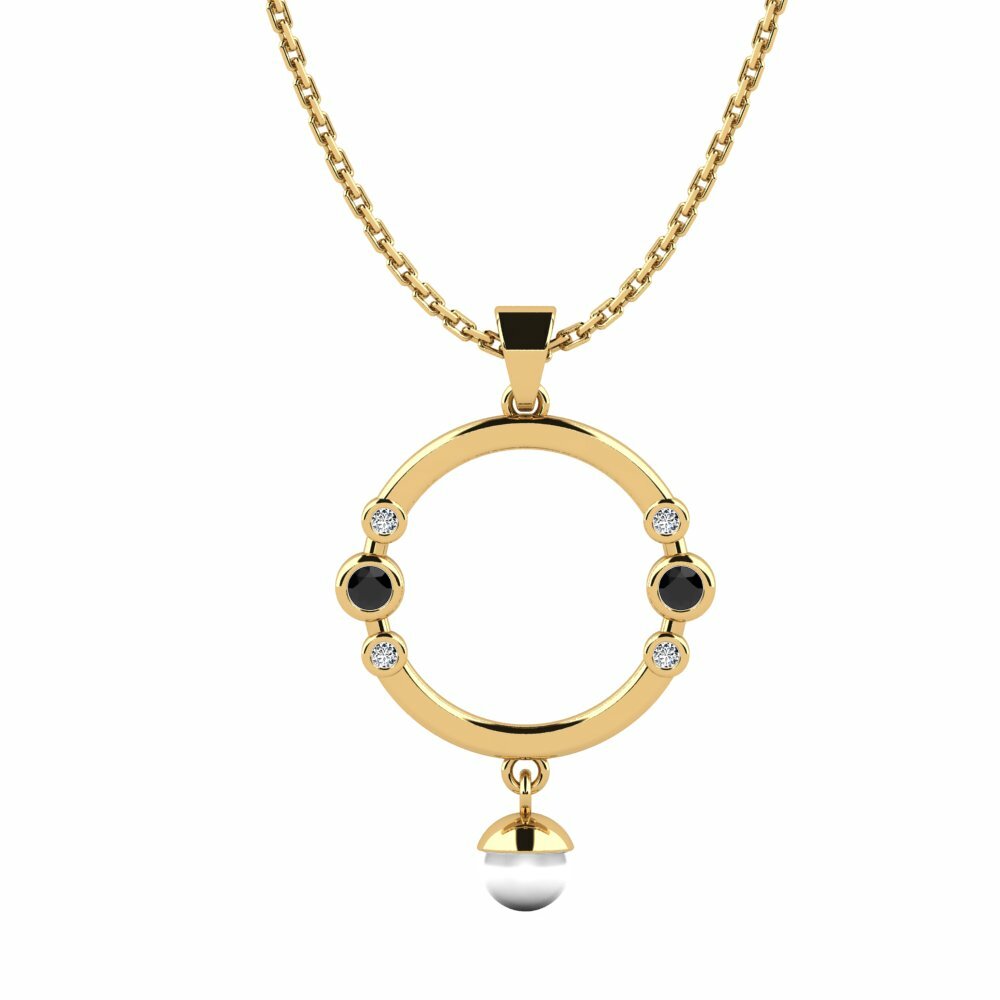 Diamant Noir Pendentif pour femme Nickole