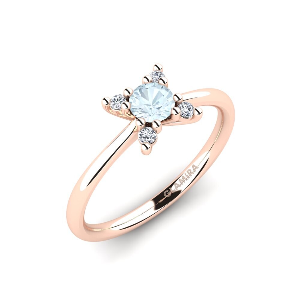 Aquamarine Engagement Ring Nikkole
