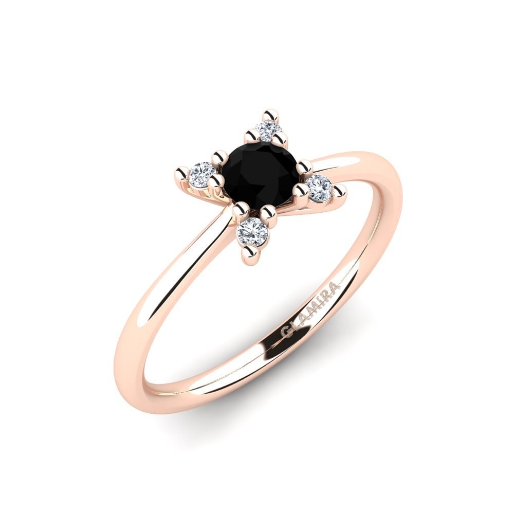 Black Diamond Engagement Ring Nikkole