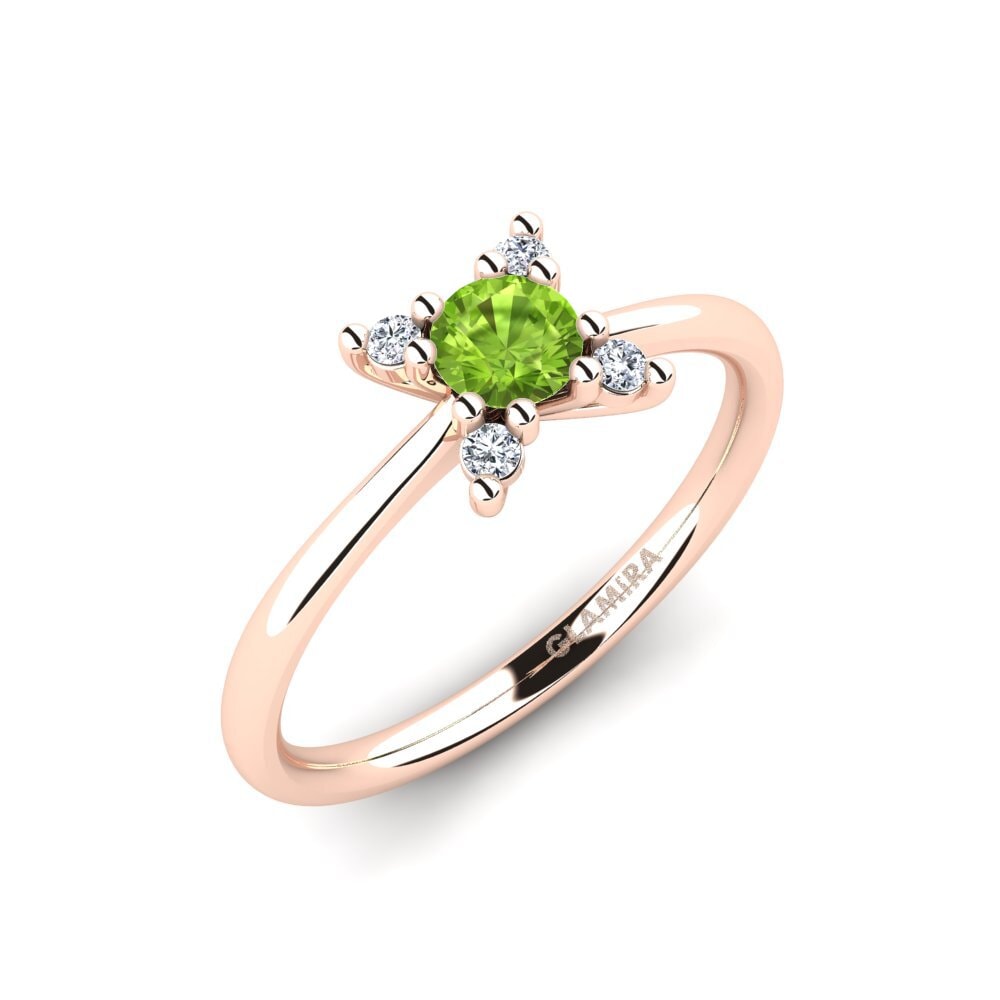 Peridot Engagement Ring Nikkole