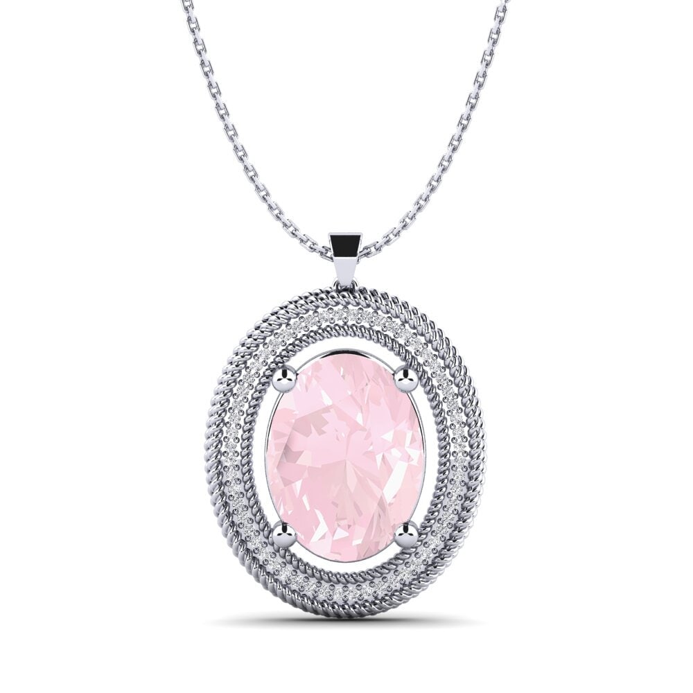 Rose Quartz Women's Pendant Nikusha