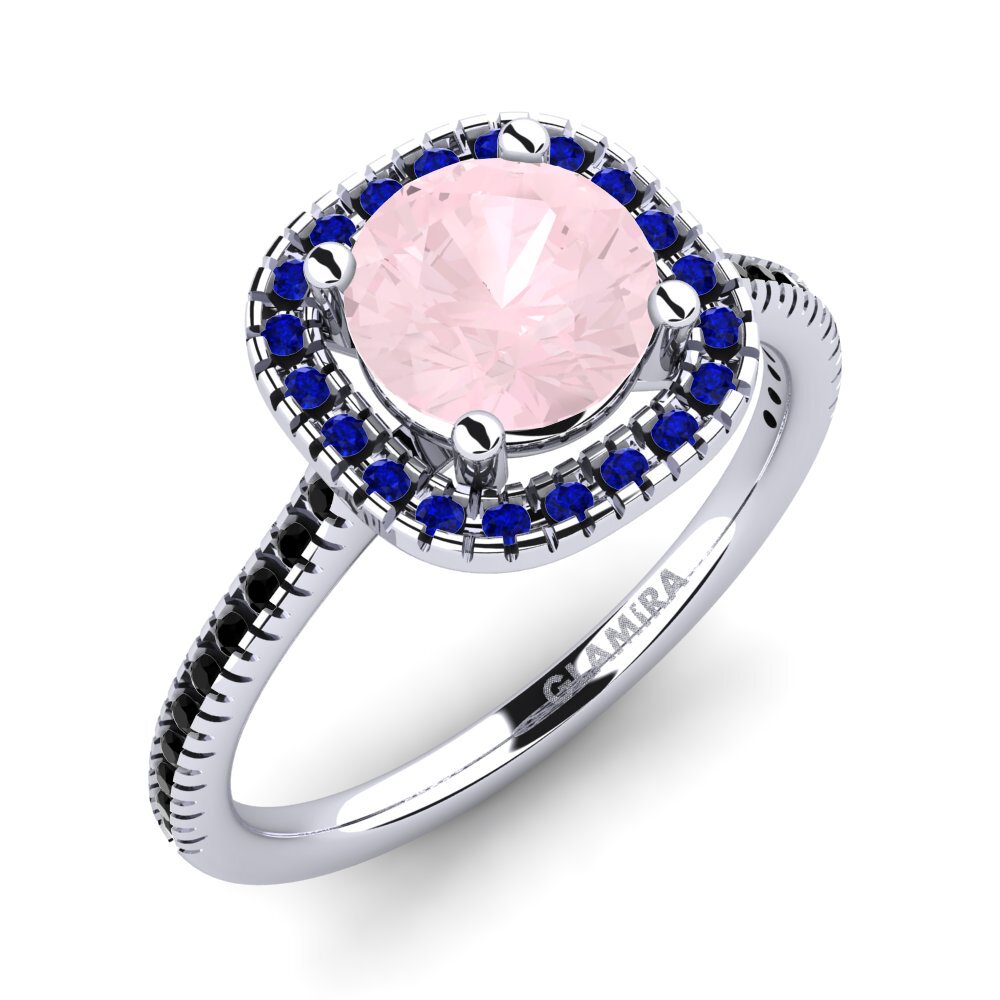 Rose Quartz Engagement Ring Nillson