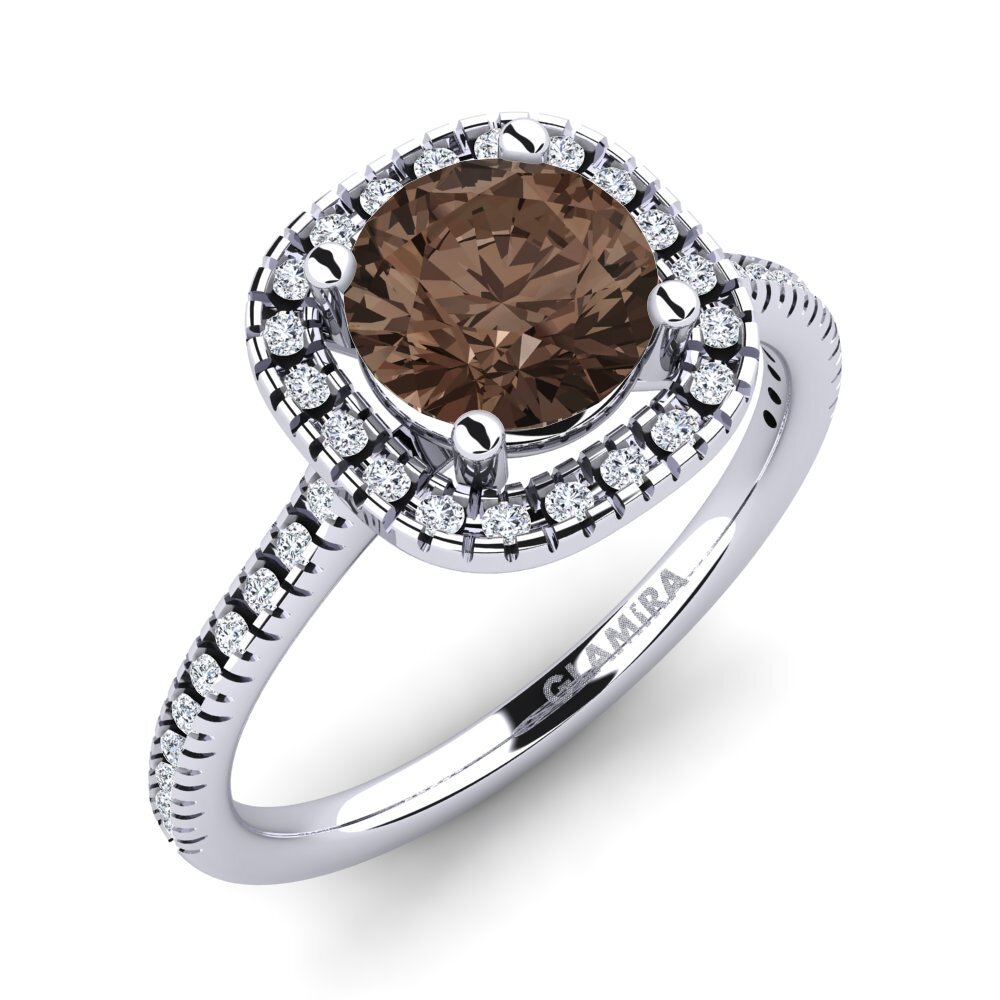 Smoky Quartz Engagement Ring Nillson