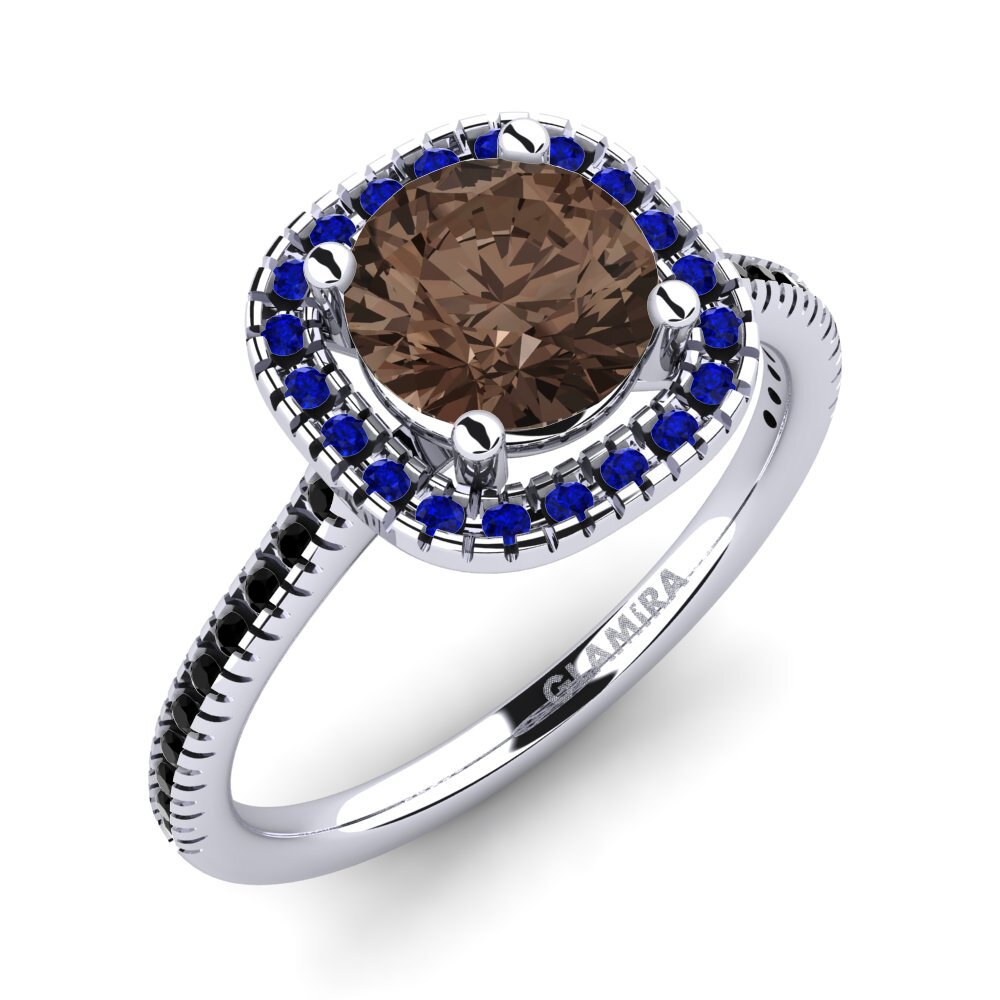 Smoky Quartz Engagement Ring Nillson