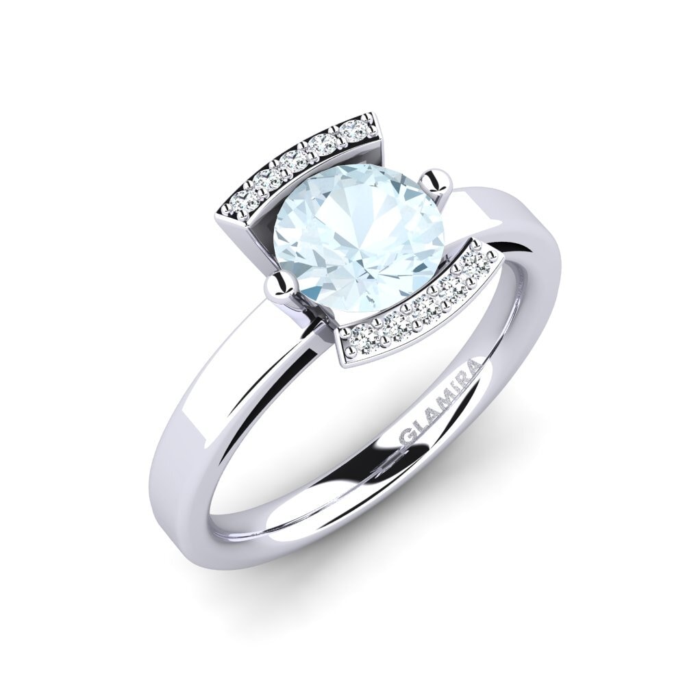 Aquamarine Engagement Ring Allecra 1.0 crt