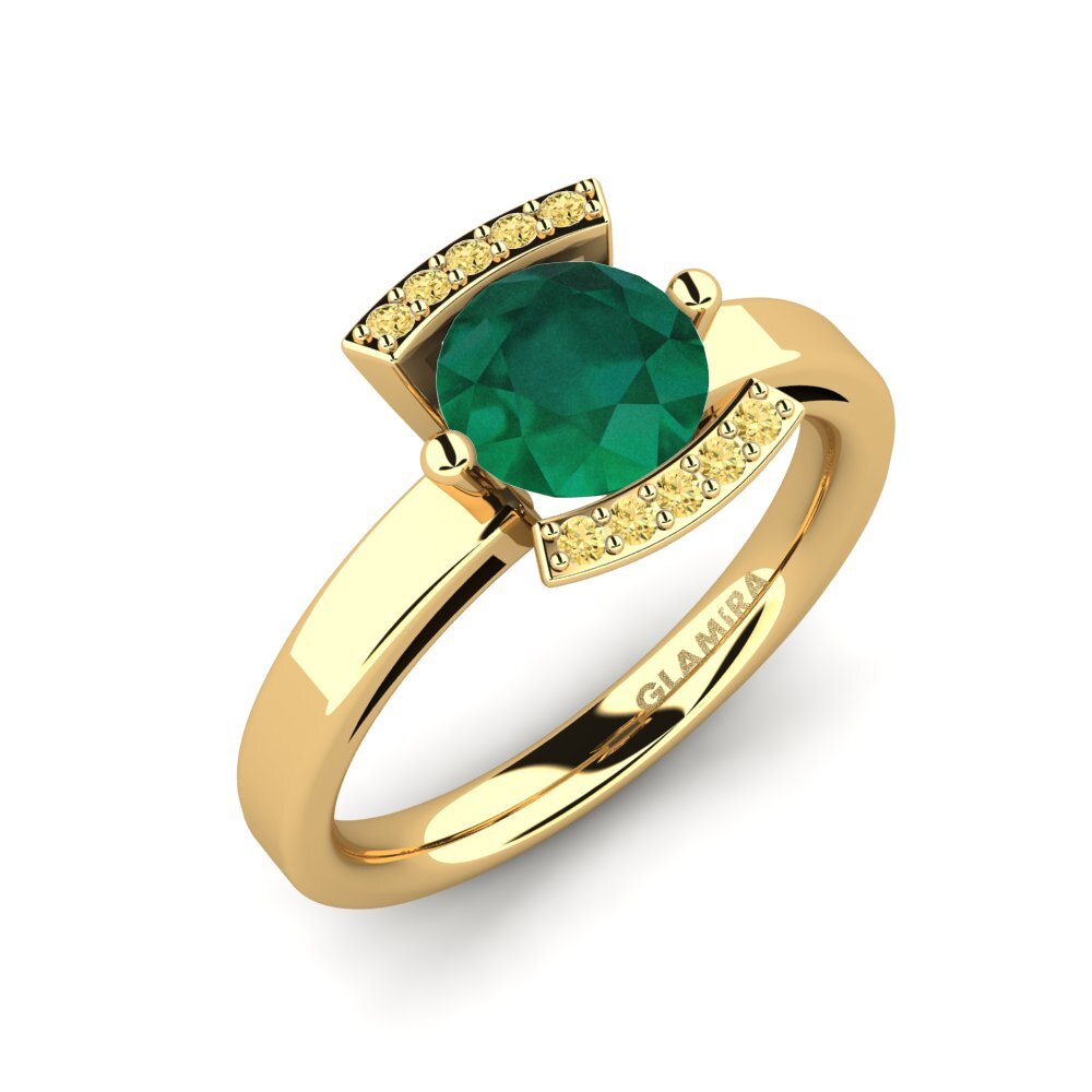 18ct Yellow Gold Engagement Ring Allecra 1.0 crt