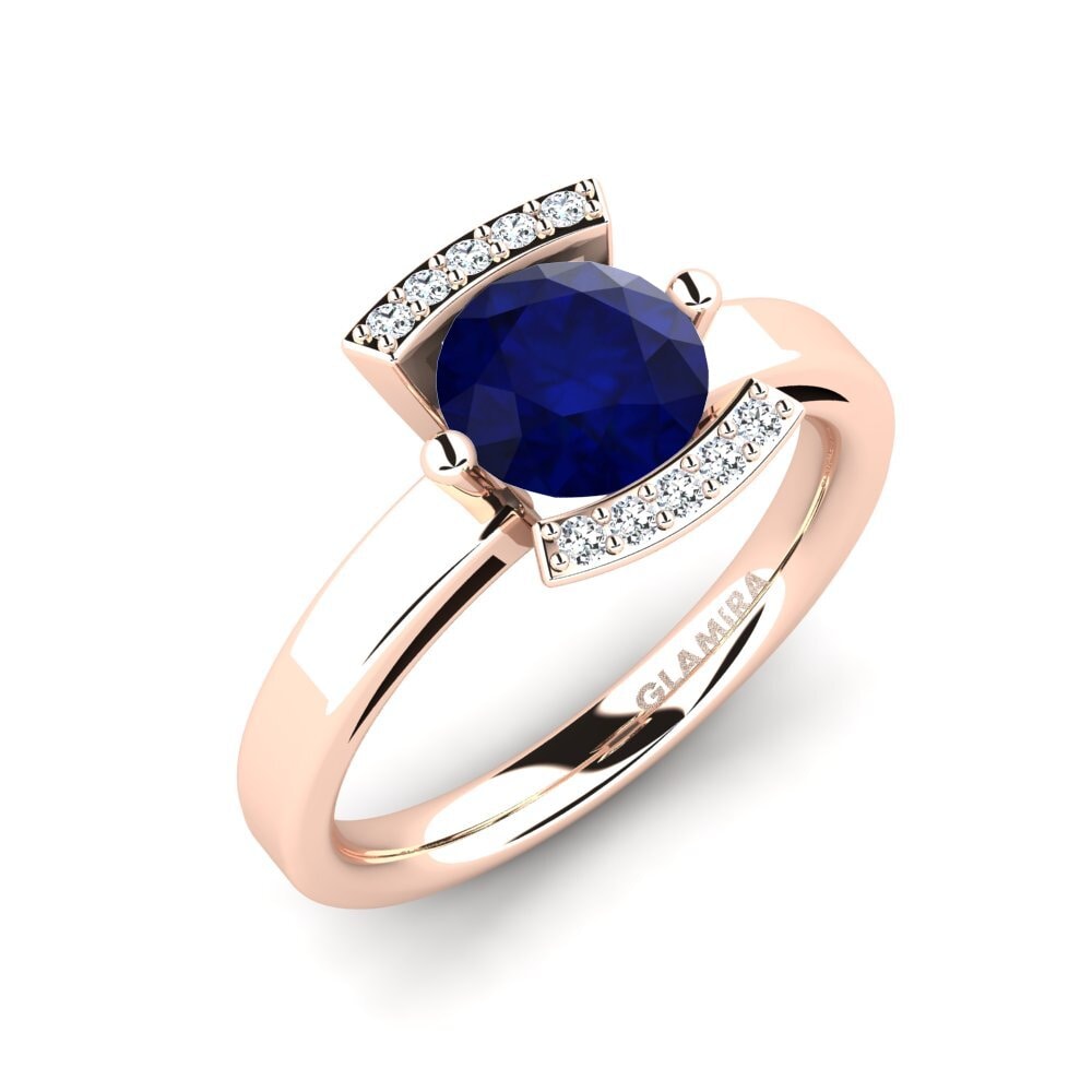 9ct Rose Gold Engagement Ring Allecra 1.0 crt