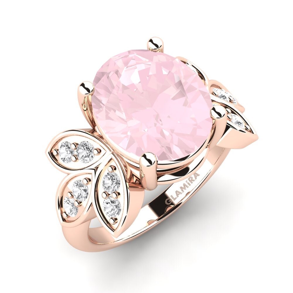 9ct Rose Gold Ring Aretha