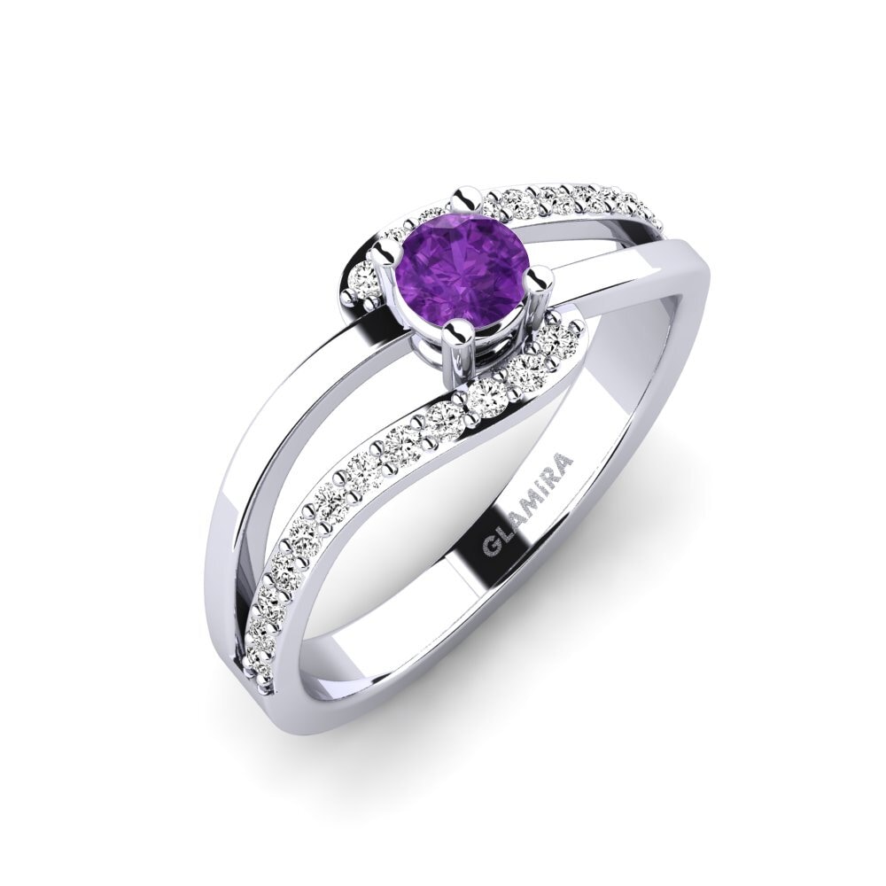 Amethyst Engagement Ring Bernarda