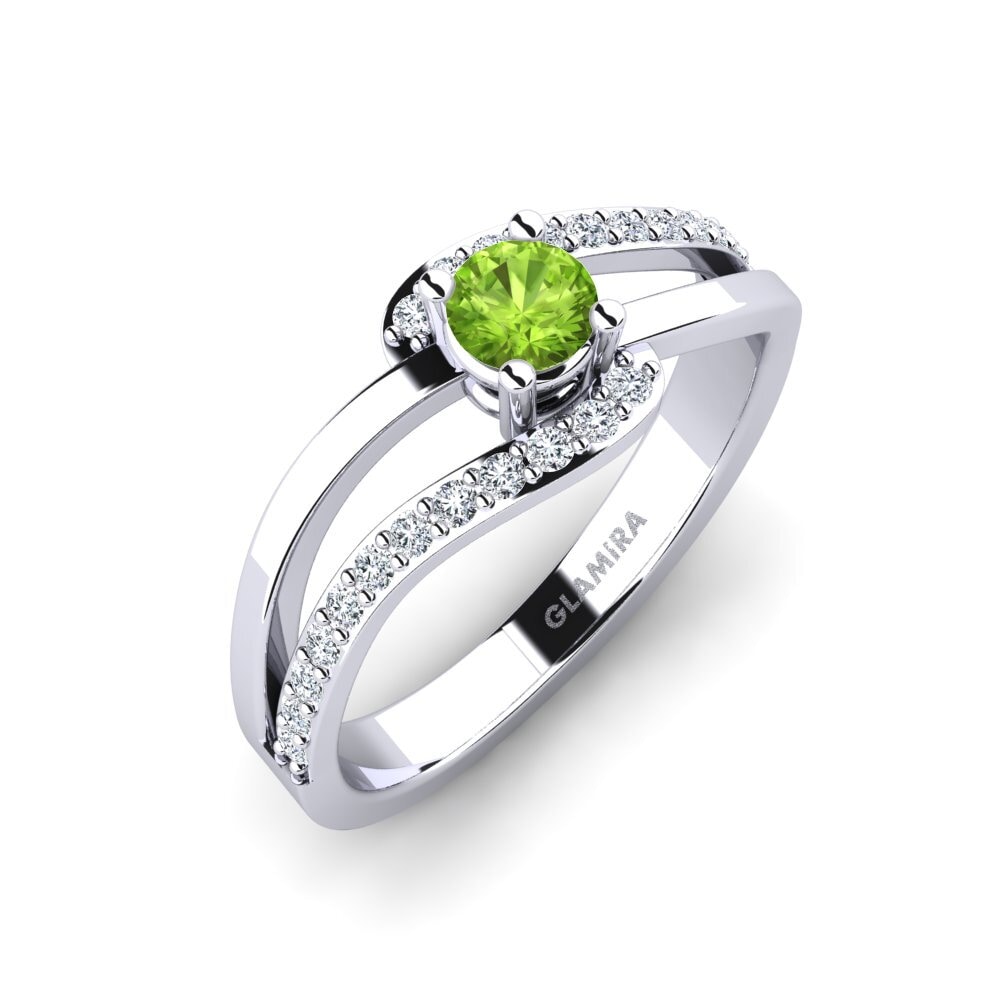 Peridot Engagement Ring Bernarda