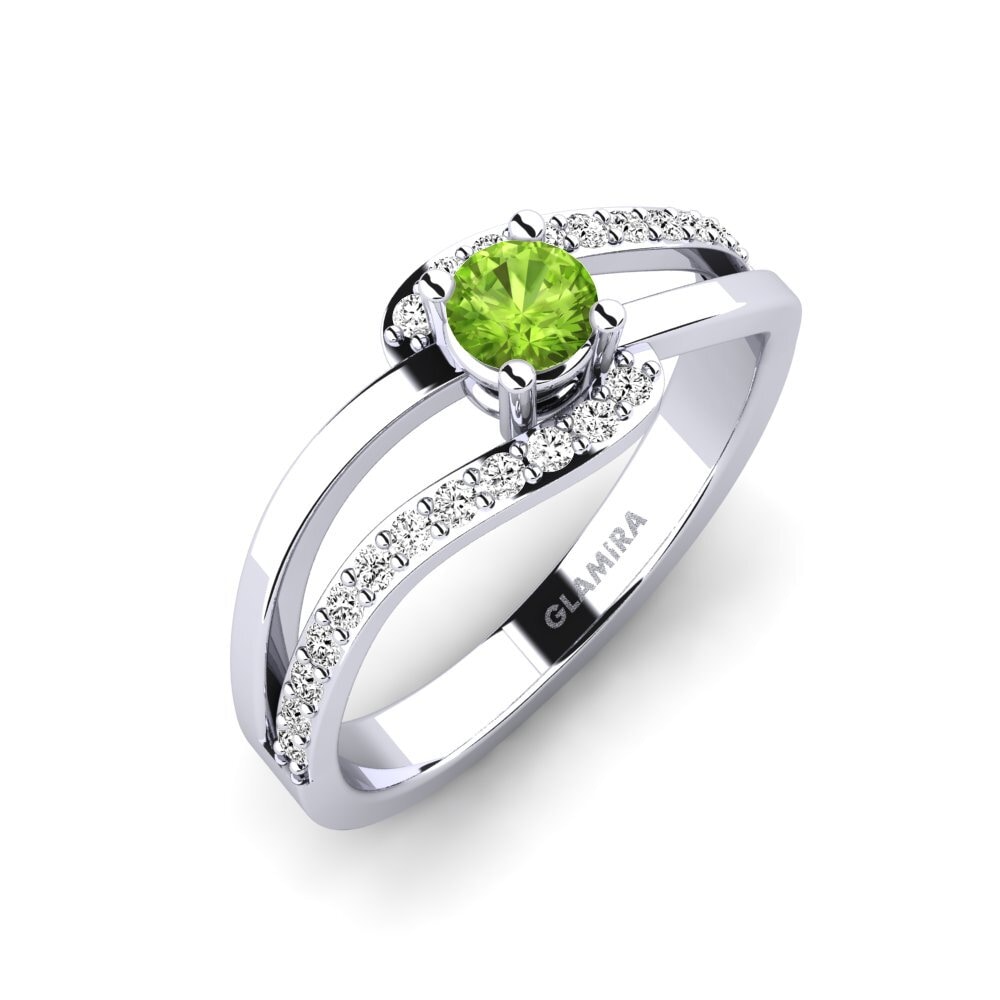 Péridot Bague de fiançailles Bernarda