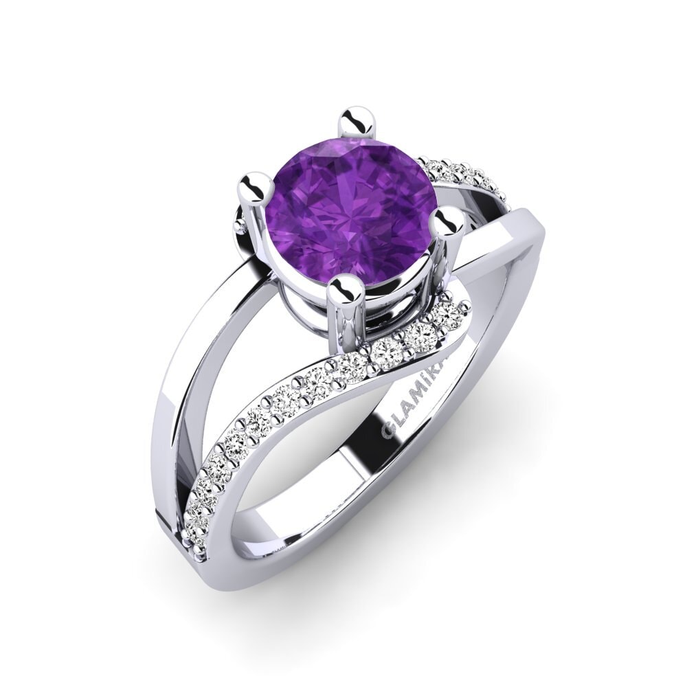 Amethyst Engagement Ring Bernarda 1.0 crt