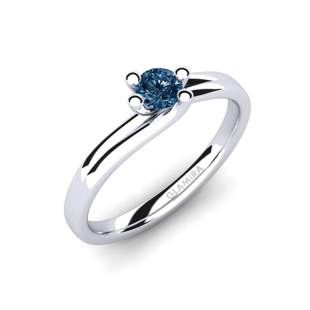 Blue Diamond Engagement Ring Bridal Dream