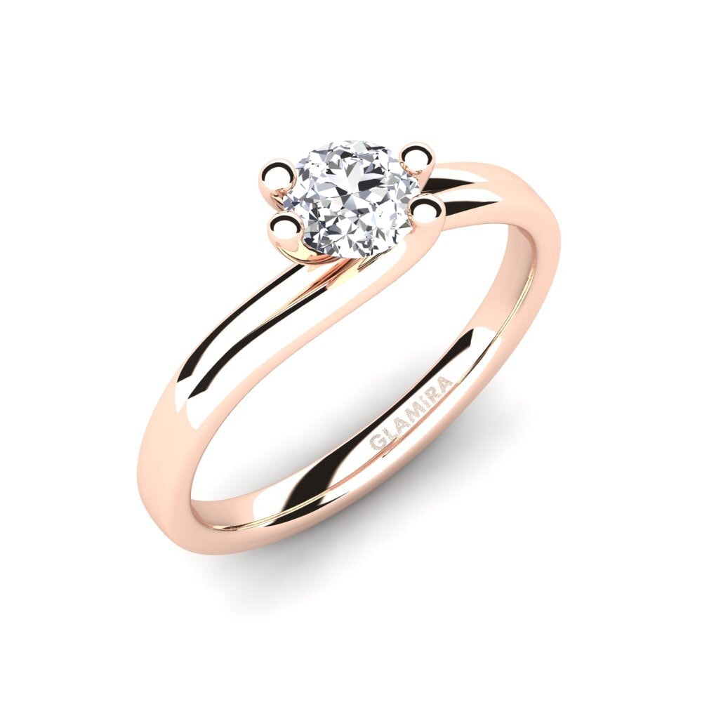 14ct Rose Gold Engagement Ring Bridal Dream 0.5crt