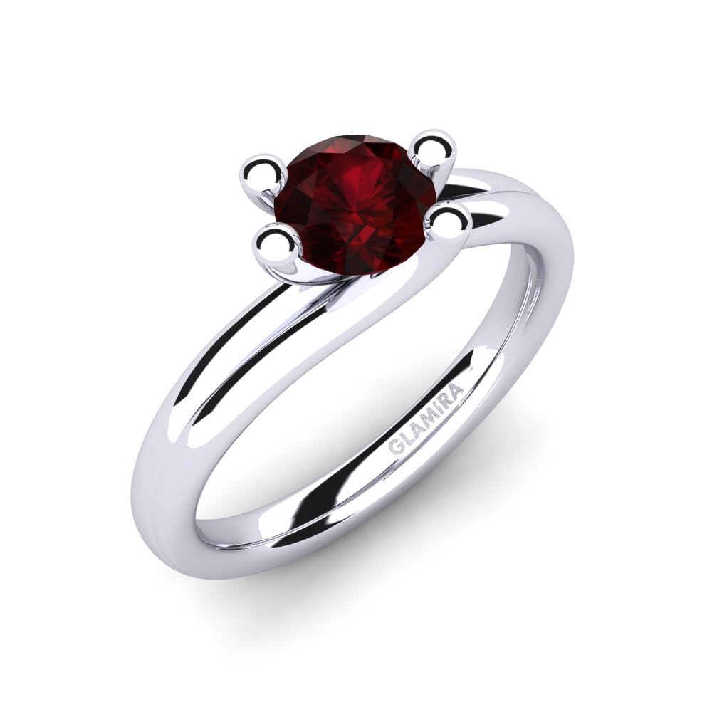 Garnet Engagement Ring Bridal Dream 0.8 crt