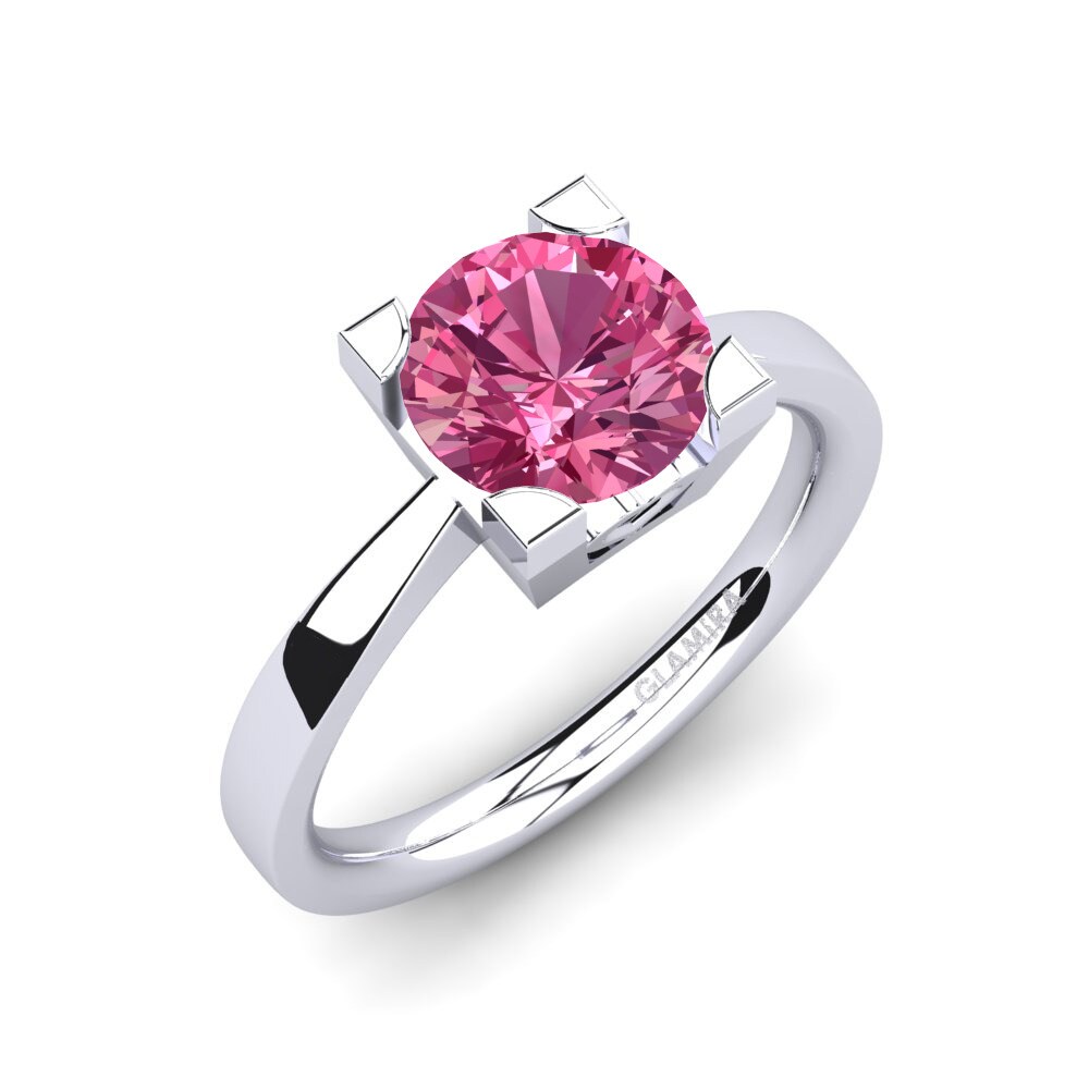 Pink Tourmaline Engagement Ring Calmar 1.6 crt