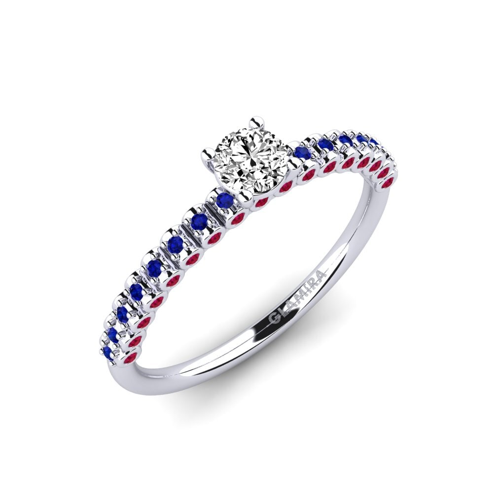 Đá Moissanite Nhẫn đính hôn Cannoli