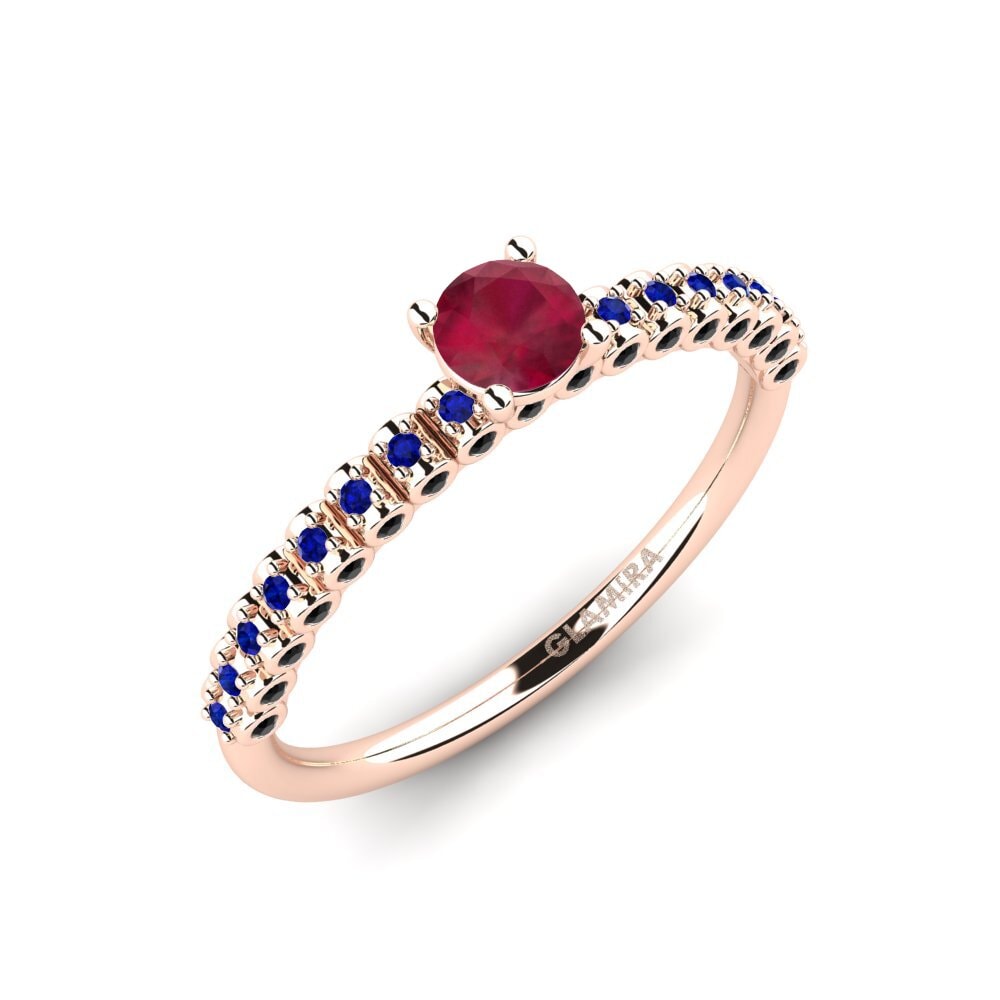 14ct Rose Gold Engagement Ring Cannoli