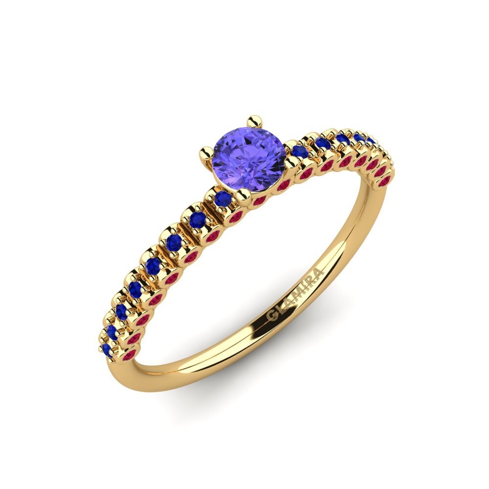 9ct Yellow Gold Engagement Ring Cannoli