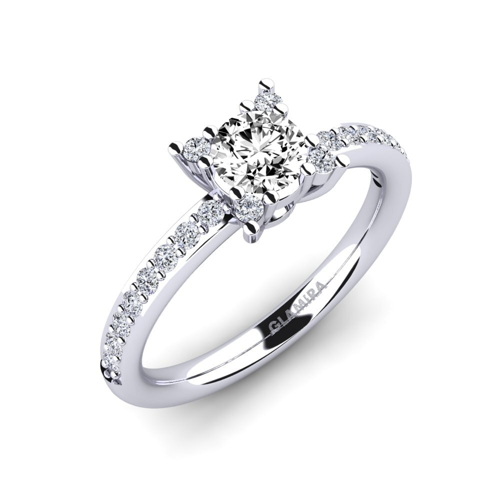 Moissanite Engagement Ring Eglontina