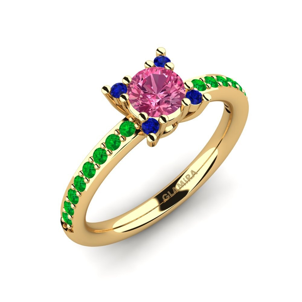 18ct Yellow Gold Engagement Ring Eglontina