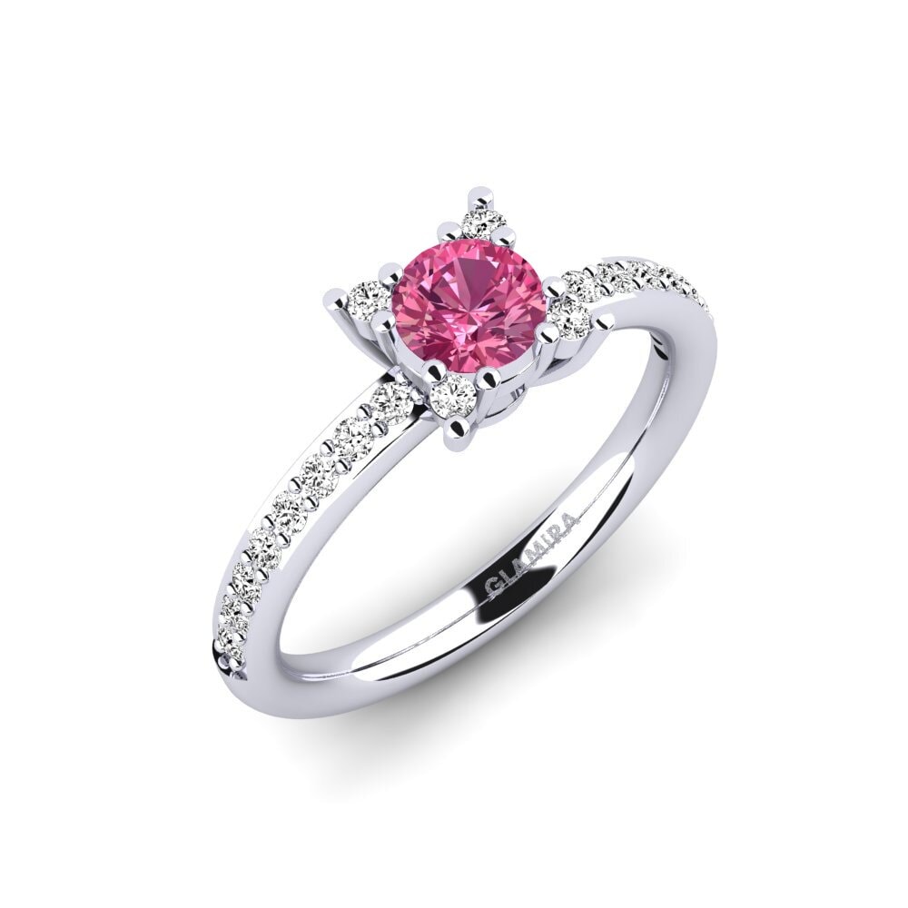 Rosa Turmalin Verlobungsring Eglontina